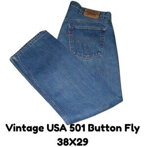 Vintage USA 100% Cotton 501 Levi's Jeans